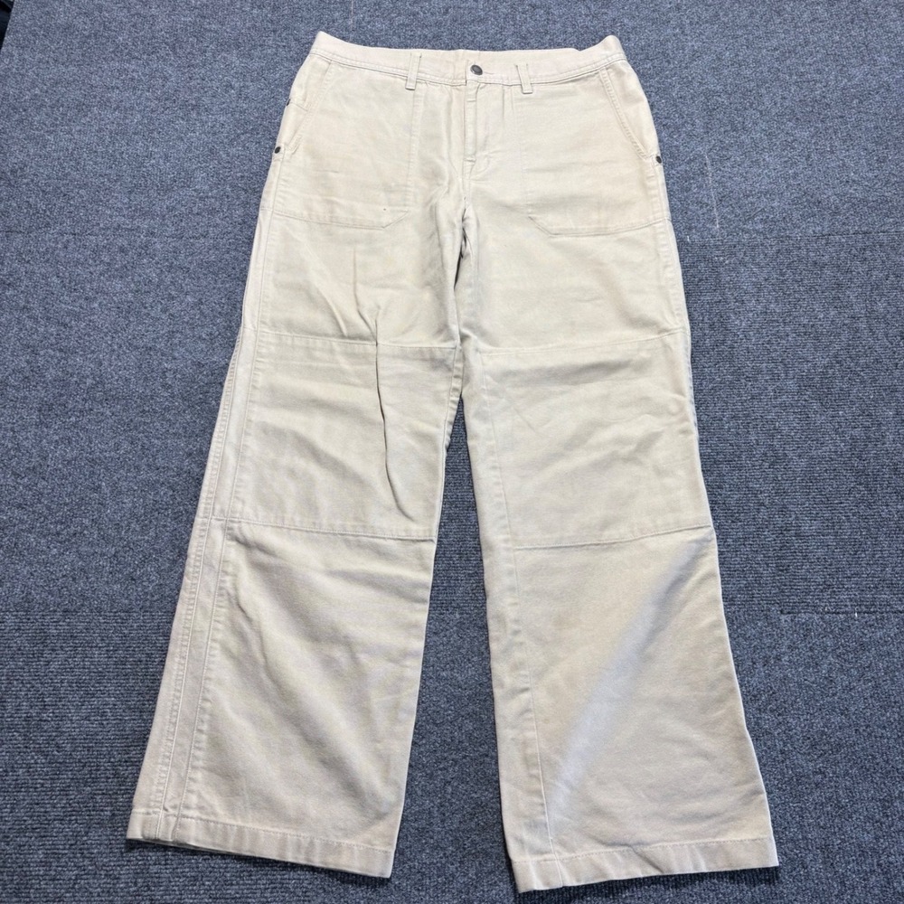 Patagonia Hemp Double Knee Pants Mens 32 Tan Khaki Work Trousers